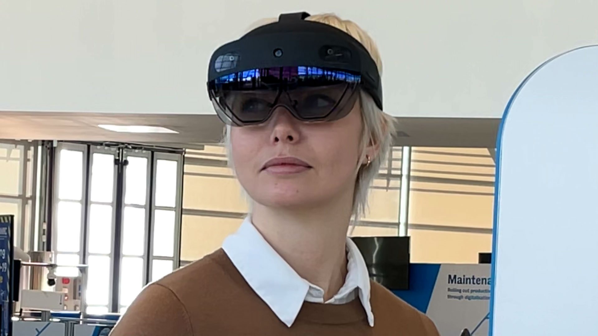 Mixed Reality in an engineering environment.