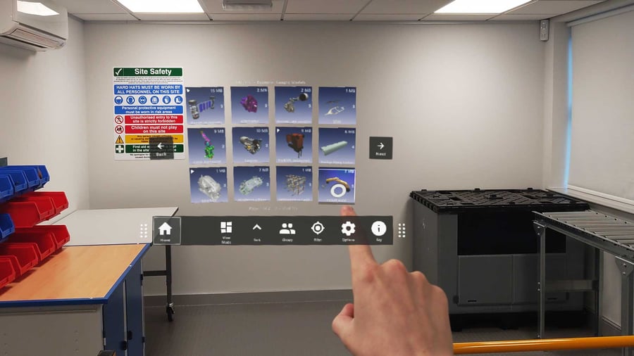 3D CAD models in XR