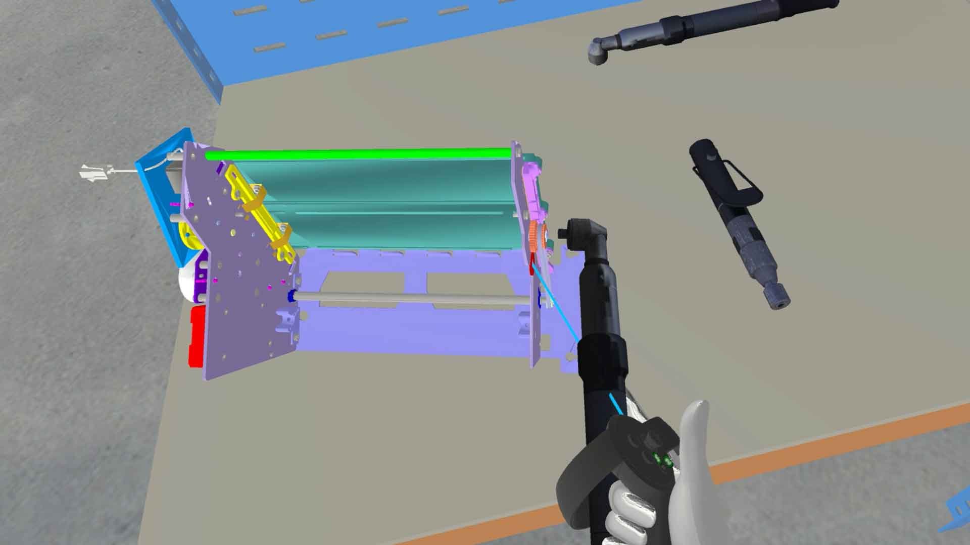 Visualizing CAD data using TheoremXR and virtual reality