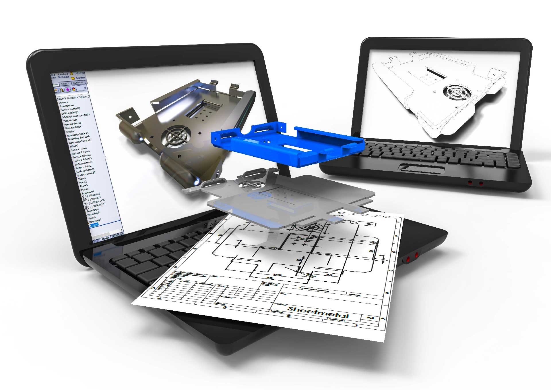 How to Create Common Complex Surfaces inside Inventor