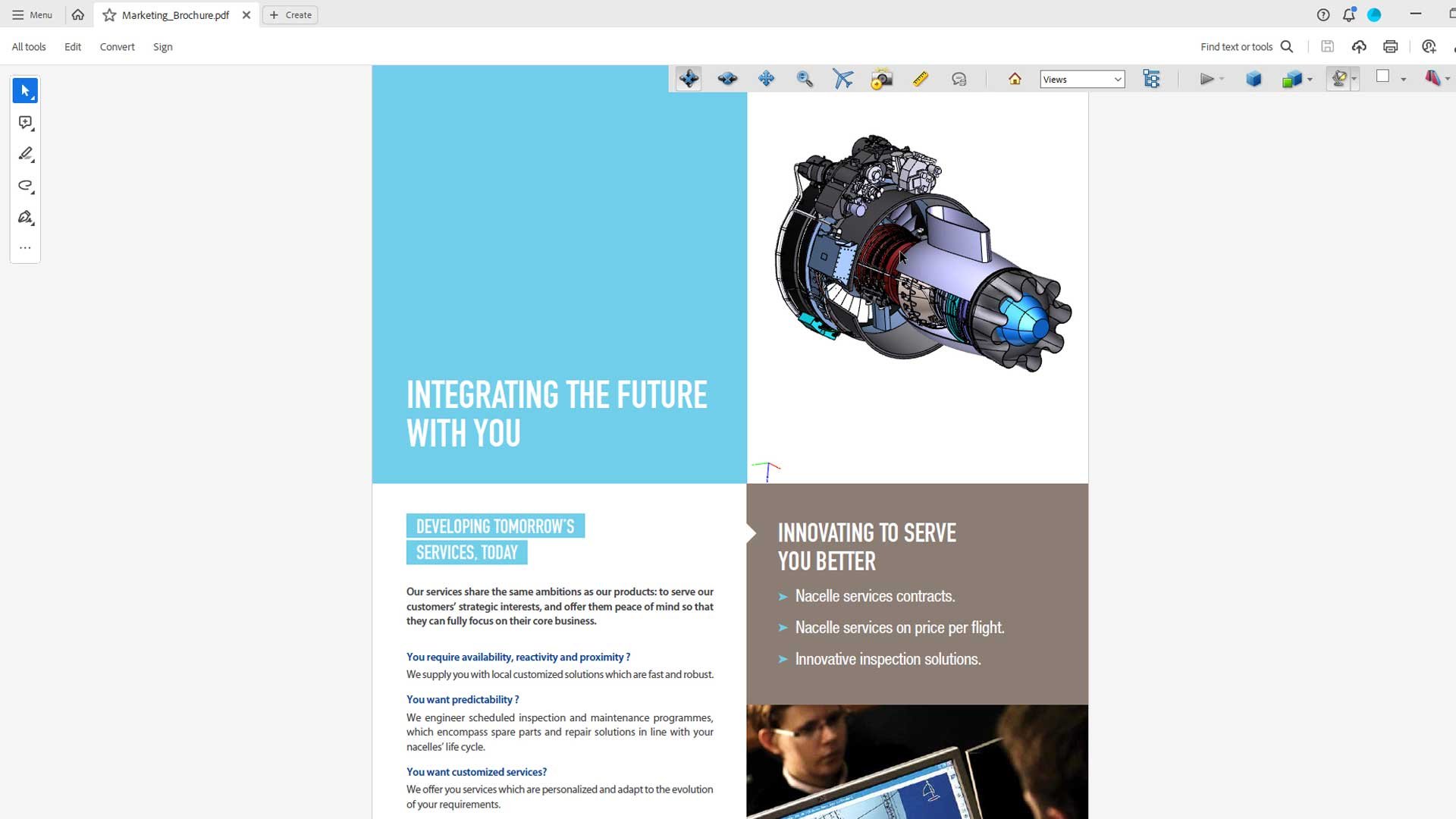 3D PDF Marketing Brochure Template