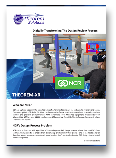 NCR - USer Story - Theorem XR-1