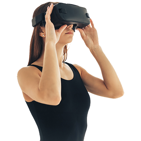 Virtual Reality Lady